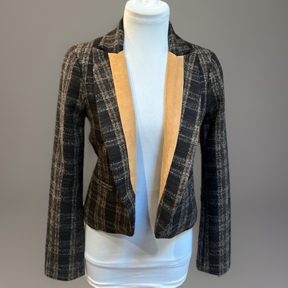 WILLOW & CLAY Anthropologie Riding Blazer Jacket